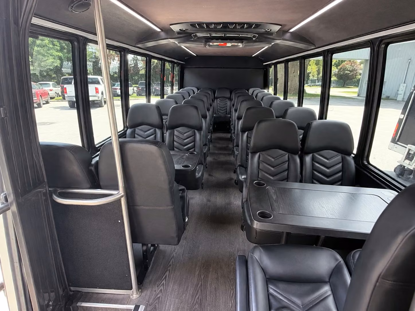 18 passenger minibus interior