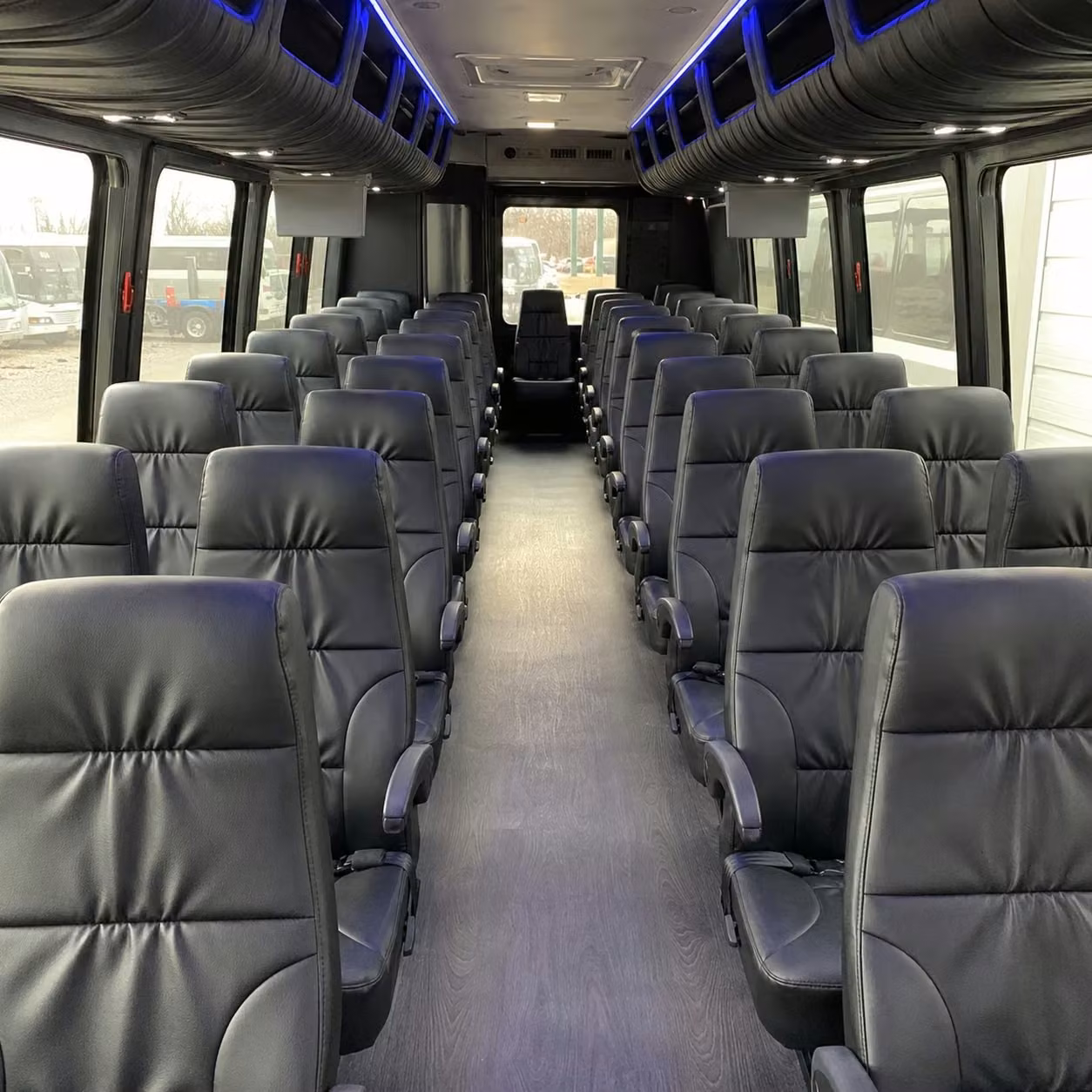 30 passenger minibus inside