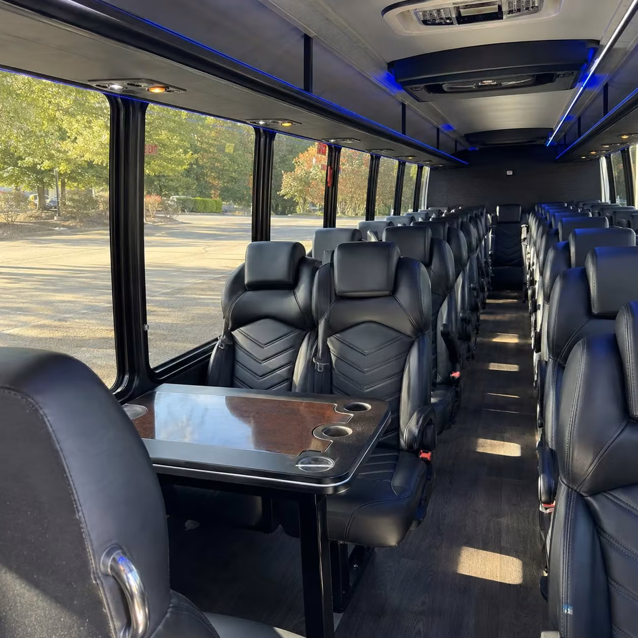 35 passenger minibus inside
