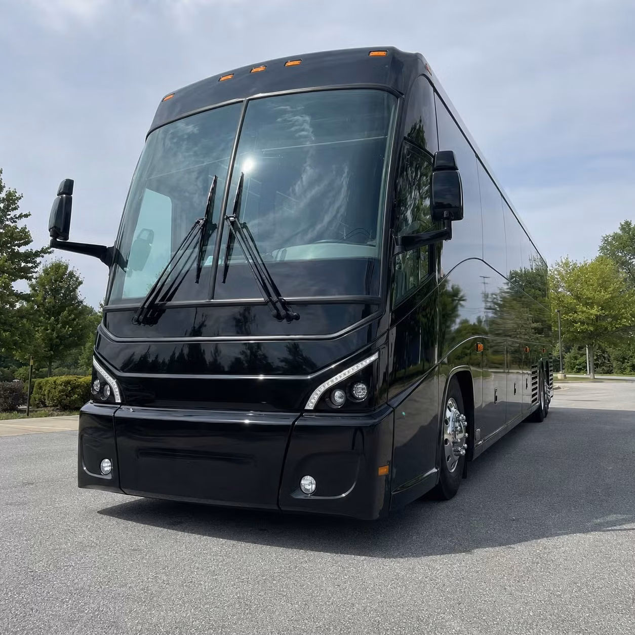 56 passenger charter bus
